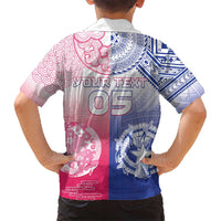 Custom Northern Mariana Islands And Japan Together Hawaiian Shirt
