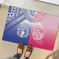 Northern Mariana Islands And Japan Together Rubber Doormat