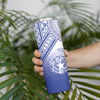 Custom Northern Mariana Islands And Japan Together Skinny Tumbler