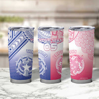 Custom Northern Mariana Islands And Japan Together Tumbler Cup