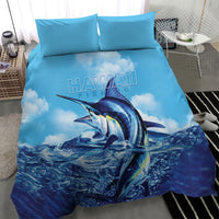 Hawaii Blue Marlin Fishing Bedding Set