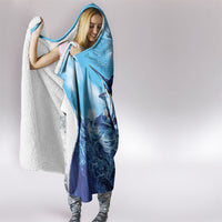 Hawaii Blue Marlin Fishing Hooded Blanket