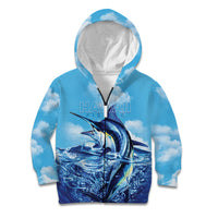 Hawaii Blue Marlin Fishing Kid Hoodie