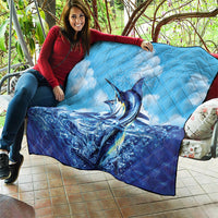 Hawaii Blue Marlin Fishing Quilt