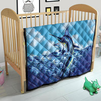 Hawaii Blue Marlin Fishing Quilt