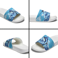 Hawaii Blue Marlin Fishing Slide Sandals