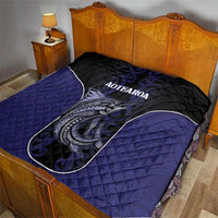New Zealand Aotearoa Quilt Blue Marlin Fishing Maori Pattern