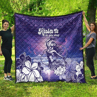 Aloha Hawaii Kauai Island Quilt Hula Till You Drop