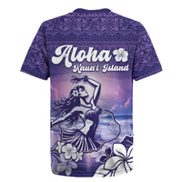 Aloha Hawaii Kauai Island Rugby Jersey Hula Till You Drop