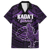 Personalised Hawaii Kauai Island Family Matching Puletasi and Hawaiian Shirt Rooster Tribal Tattoo Simple Style