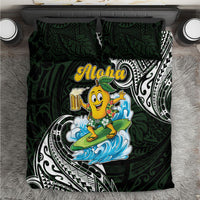 Aloha Hawaii Mango Surfing Bedding Set Polynesian Style