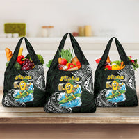 Aloha Hawaii Mango Surfing Grocery Bag Polynesian Style