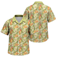 Vintage Hawaii Mango Family Matching Mermaid Dress and Hawaiian Shirt Yellow Green Hawaiian Palaka