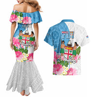 fiji-day-couples-matching-mermaid-dress-and-hawaiian-shirt-tanoa-hibiscus-fijian-tapa-masi-pattern