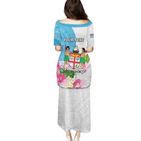 Personalized Fiji Day Puletasi Tanoa Hibiscus Fijian Tapa Masi Pattern LT05 - Polynesian Pride
