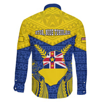 niue-constitution-day-family-matching-long-sleeve-bodycon-dress-and-hawaiian-shirt-coat-of-arms-niuean-hiapo-pattern
