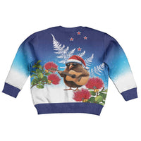 New Zealand Kiwi Christmas Kid Ugly Christmas Sweater Xmas Vibe