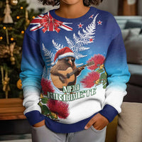 New Zealand Kiwi Christmas Kid Ugly Christmas Sweater Xmas Vibe
