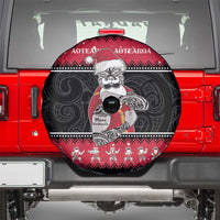 New Zealand Santa Tiki Christmas Spare Tire Cover Meri Kirihimete LT05 - Polynesian Pride