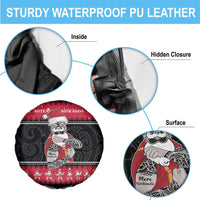 New Zealand Santa Tiki Christmas Spare Tire Cover Meri Kirihimete LT05 - Polynesian Pride