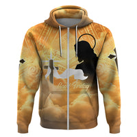 Happy Good Friday Zip Hoodie God Will Bless You LT05 Zip Hoodie Gold - Polynesian Pride