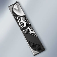 Polynesia Romantic Valentine Auto Sun Shade Sea Turtle Couple With Black Plumeria LT05 - Polynesian Pride