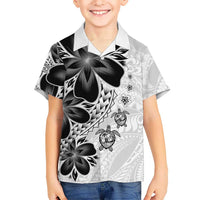 Polynesia Romantic Valentine Family Matching Mermaid Dress and Hawaiian Shirt Sea Turtle Couple With White Plumeria