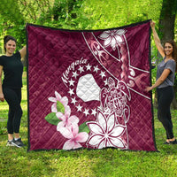 Cook Island Mangaia Gospel Day Quilt Floral Tribal Pattern LT05 - Polynesian Pride
