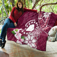 Cook Island Mangaia Gospel Day Quilt Floral Tribal Pattern LT05 - Polynesian Pride