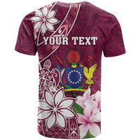 Personalised Cook Island Mangaia Gospel Day T Shirt Floral Tribal Pattern