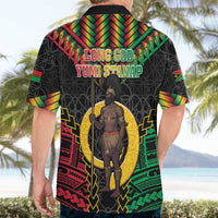 Vanuatu 46th Anniversary Independence Day Hawaiian Shirt Melanesian Warrior With Sand Drawing Pattern LT05 - Polynesian Pride