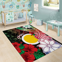 Vanuatu Shefa Day Area Rug Floral Pattern