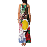 Personalised Vanuatu Shefa Day Family Matching Tank Maxi Dress and Hawaiian Shirt Floral Pattern LT05 - Polynesian Pride