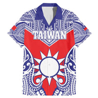 Personalised Taiwan Family Matching Mermaid Dress and Hawaiian Shirt Austronesian Tribal Tattoo Red - Polynesian Pride