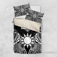Taiwan Bedding Set Austronesian Tribal Tattoo Black - Polynesian Pride