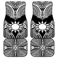 Taiwan Car Mats Austronesian Tribal Tattoo Black - Polynesian Pride