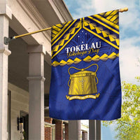 Tokelau Happy Tokehega Day Garden Flag Polynesian Tribal Tattoo