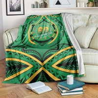 Cook Islands Constitution Day Blanket 60th Anniversary - Polynesian Pride