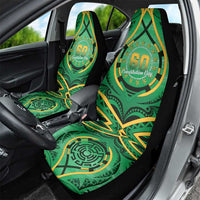 Cook Islands Constitution Day Car Seat Cover 60th Anniversary - Polynesian Pride