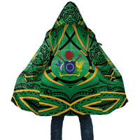 Cook Islands Constitution Day Cloak 60th Anniversary LT05 Unisex Green - Polynesian Pride