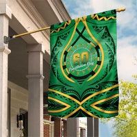 Cook Islands Constitution Day Garden Flag 60th Anniversary - Polynesian Pride