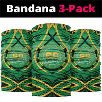 Cook Islands Constitution Day Neck Gaiter 60th Anniversary - Polynesian Pride