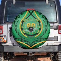 Cook Islands Constitution Day Spare Tire Cover 60th Anniversary - Polynesian Pride