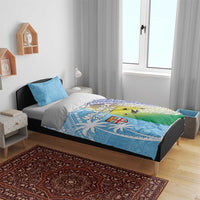 Happy Malampa Fiji Day Bedding Set Half Mix Style LT05 - Polynesian Pride