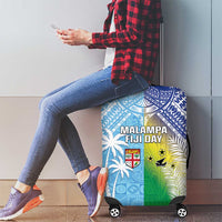 Happy Malampa Fiji Day Luggage Cover Half Mix Style LT05 - Polynesian Pride