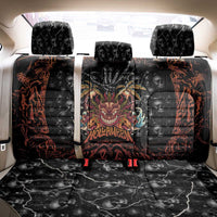 Aloha Halloween Back Car Seat Cover Horror Tiki Heavy Metal Style - Polynesian Pride