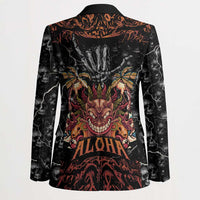 Aloha Halloween Blazer Horror Tiki Heavy Metal Style - Polynesian Pride