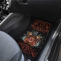 Aloha Halloween Car Mats Horror Tiki Heavy Metal Style - Polynesian Pride