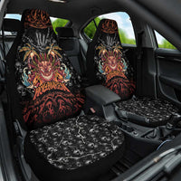 Aloha Halloween Car Seat Cover Horror Tiki Heavy Metal Style - Polynesian Pride