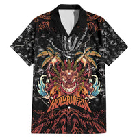 Aloha Halloween Family Matching Mermaid Dress and Hawaiian Shirt Horror Tiki Heavy Metal Style - Polynesian Pride